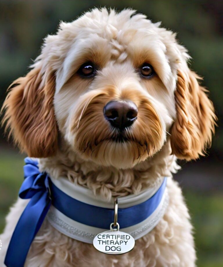 The Therapeutic Power of a Therapy Dog Collar